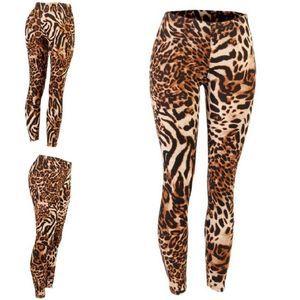 Last! Animal Print Brushed Knit Leggings
